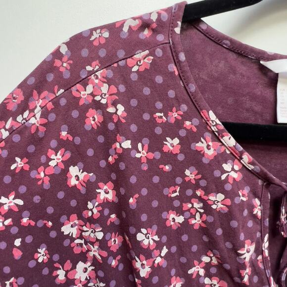 H&M Floral Short Sleeve Knee Length Dress Size M - Picture 5 of 9